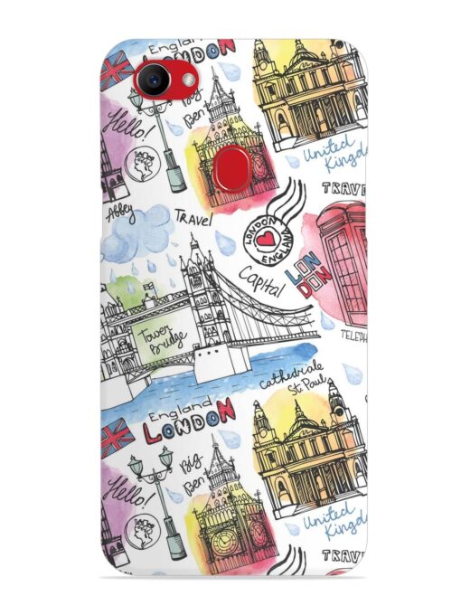 Vector London Landmark Snap Case for Oppo F7 Zapvi