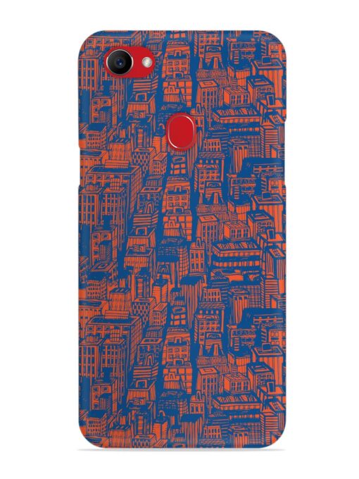 Hand Drawn Seamless Snap Case for Oppo F7 Zapvi