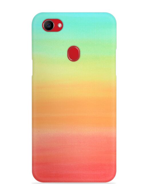 Background Sky Watercolor Snap Case for Oppo F7 Zapvi