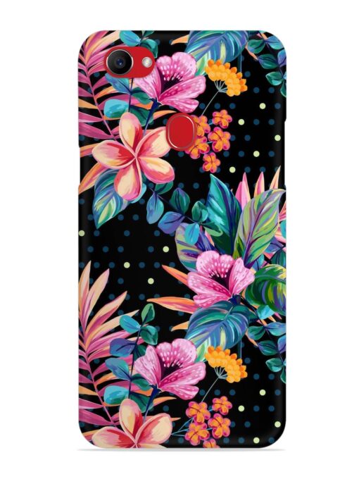 Seamless Floral Pattern Snap Case for Oppo F7