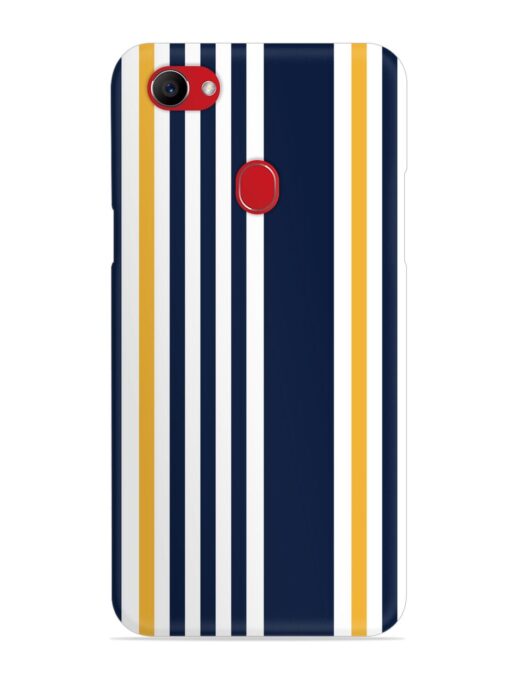 Seamless Stripe Pattern Snap Case for Oppo F7 Zapvi