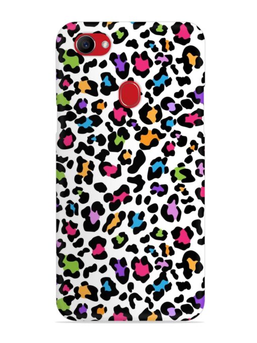 Seamless Leopard Pattern Snap Case for Oppo F7 Zapvi