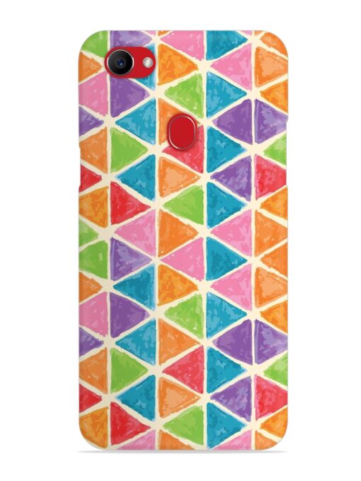 Seamless Colorful Isometric Snap Case for Oppo F7 Zapvi