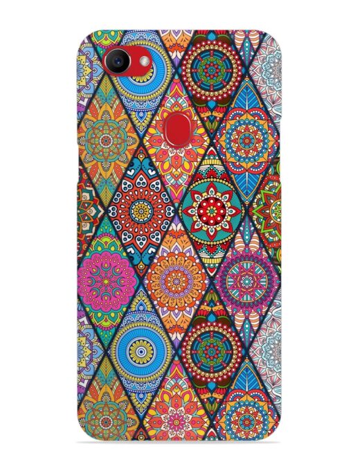 Seamless Tile Pattern Snap Case for Oppo F7 Zapvi