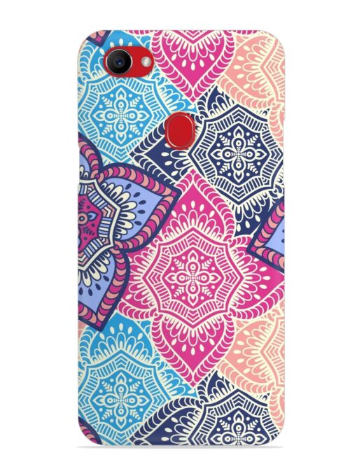 Ethnic Floral Seamless Snap Case for Oppo F7 Zapvi