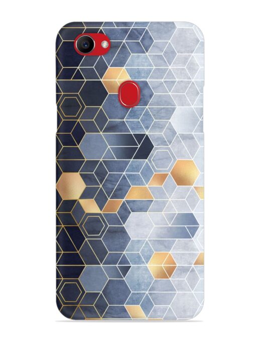 Geometric Abstraction Hexagons Snap Case for Oppo F7