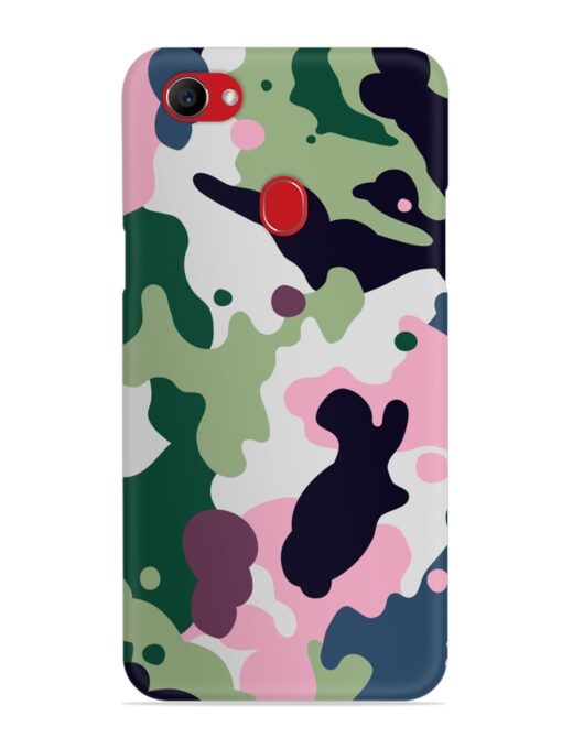 Seamless Funky Camouflage Snap Case for Oppo F7 Zapvi