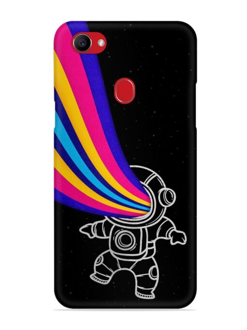 Astronaut Snap Case for Oppo F7 Zapvi