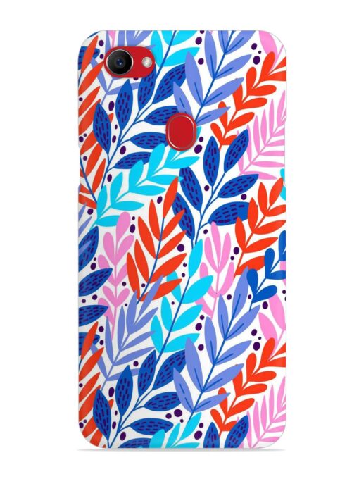 Bright Floral Tropical Snap Case for Oppo F7 Zapvi