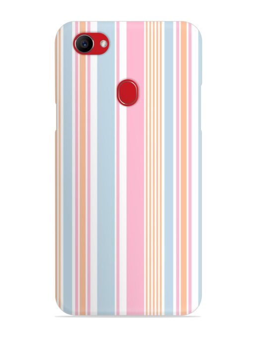 Stripe Seamless Pattern Snap Case for Oppo F7 Zapvi