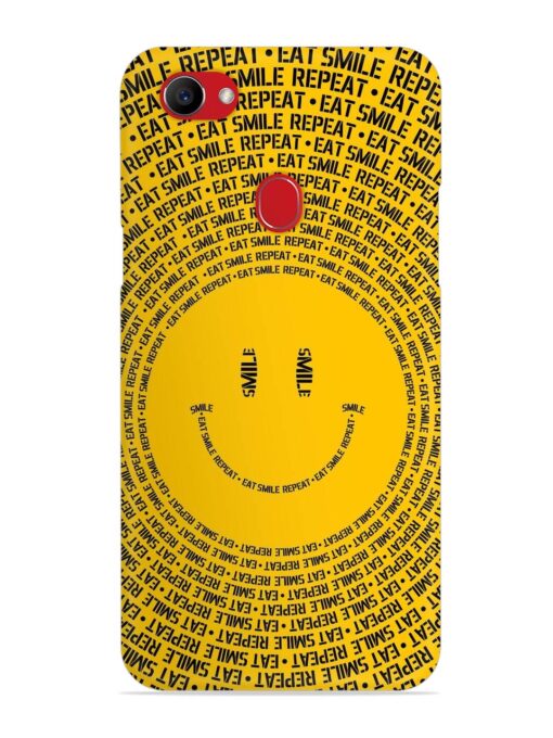 Smiley Snap Case for Oppo F7 Zapvi