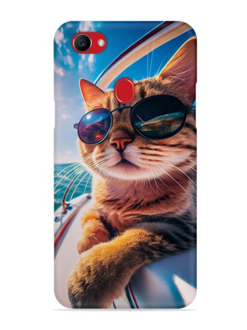 Cat In Style Snap Case for Oppo F7 Zapvi