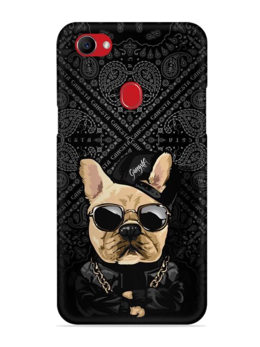 Gangsta Cool Sunglasses Dog Snap Case for Oppo F7 Zapvi