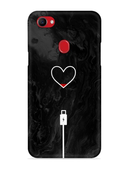 Heart Charging Vector Snap Case for Oppo F7 Zapvi