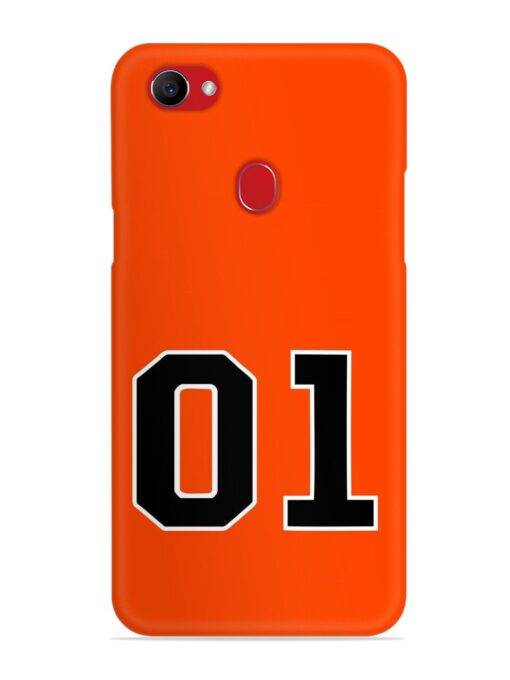 01 Number Snap Case for Oppo F7