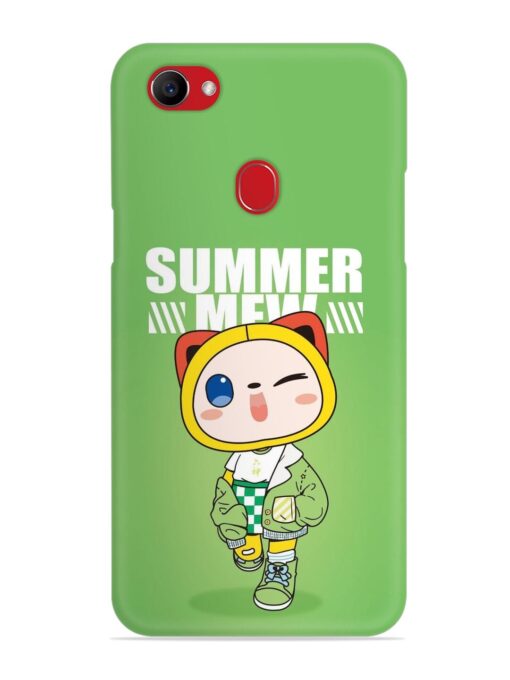 Summer Mew Snap Case for Oppo F7 Zapvi