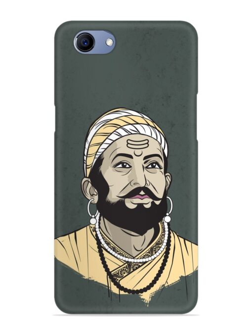 Shivaji Maharaj Vector Art Snap Case for Oppo F7 Youth