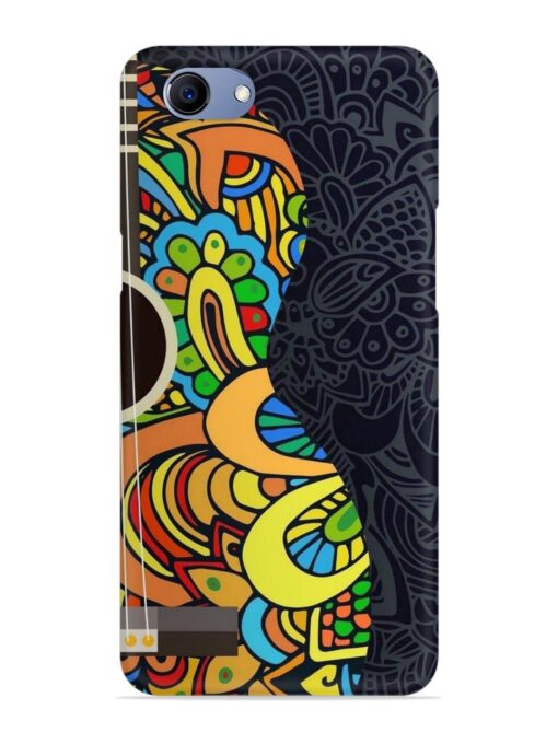 Guitar Vector Art Snap Case for Oppo F7 Youth Zapvi