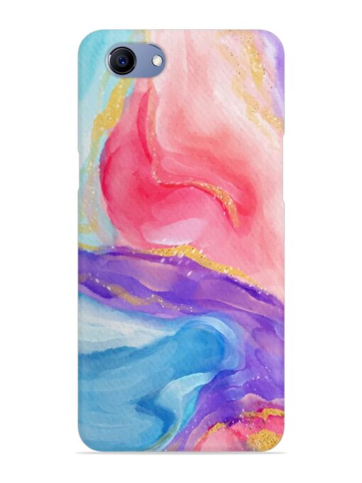 Watercolor Gradient Snap Case for Oppo F7 Youth