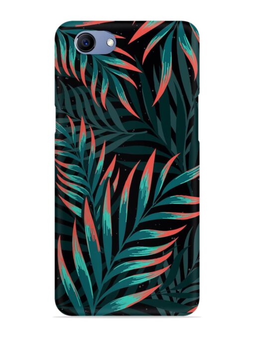 Green Leaf Art Snap Case for Oppo F7 Youth Zapvi