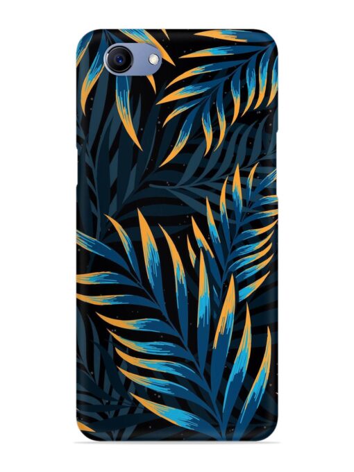 Abstract Leaf Art Snap Case for Oppo F7 Youth Zapvi