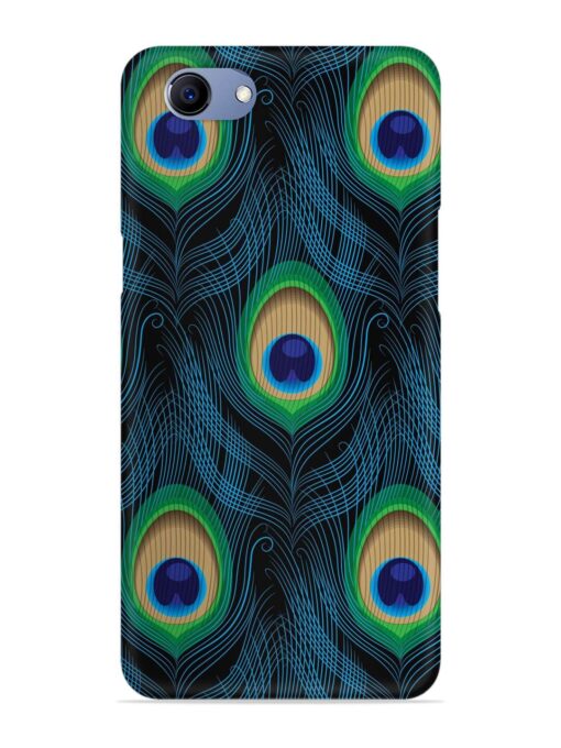 Seamless Pattern Peacock Snap Case for Oppo F7 Youth Zapvi