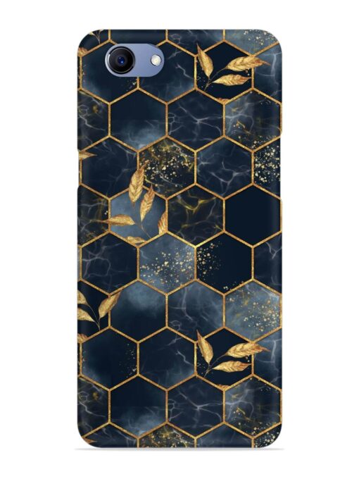 Marble Hexagon Seamless Snap Case for Oppo F7 Youth Zapvi