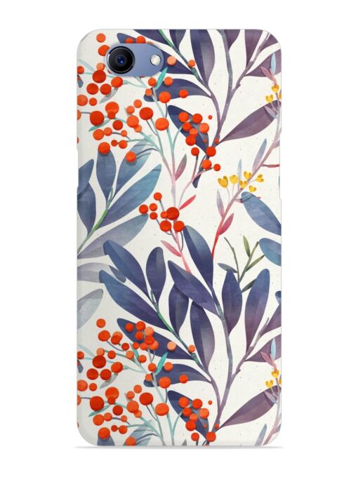 Seamless Floral Pattern Snap Case for Oppo F7 Youth Zapvi