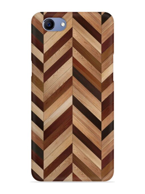 Seamless Wood Parquet Snap Case for Oppo F7 Youth Zapvi