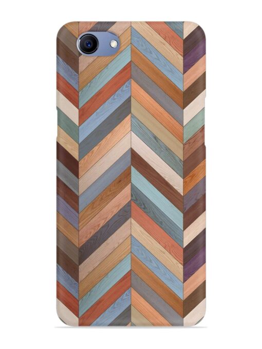 Seamless Wood Parquet Snap Case for Oppo F7 Youth Zapvi