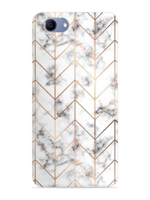 Vector Marble Texture Snap Case for Oppo F7 Youth Zapvi