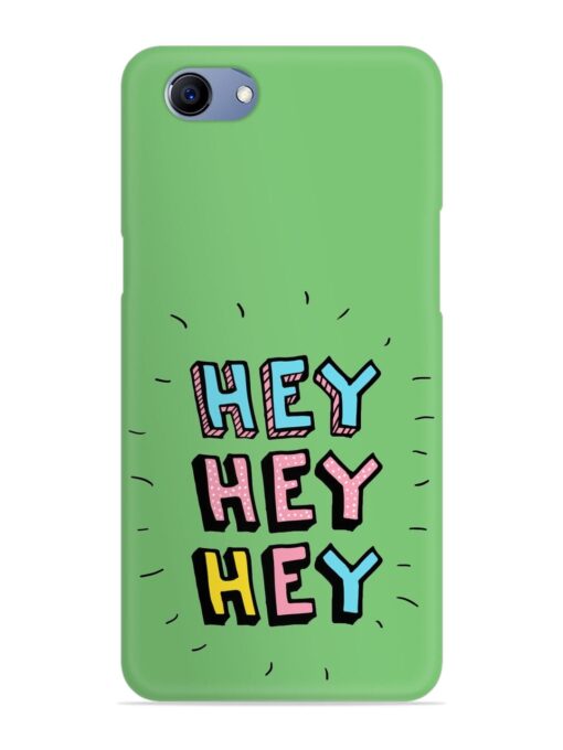 Hey Vector Cartoon Snap Case for Oppo F7 Youth Zapvi