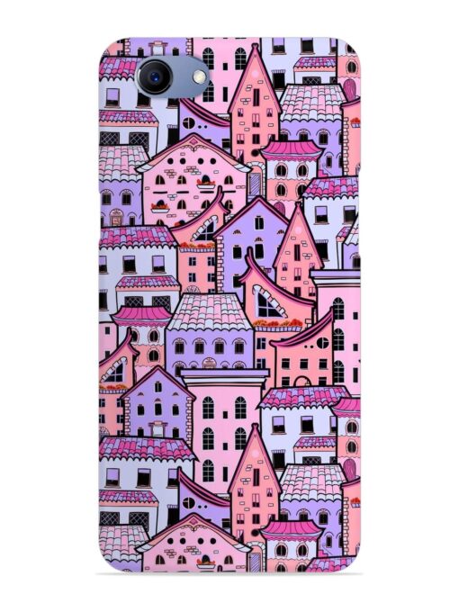 Seamless Pattern Houses Snap Case for Oppo F7 Youth Zapvi