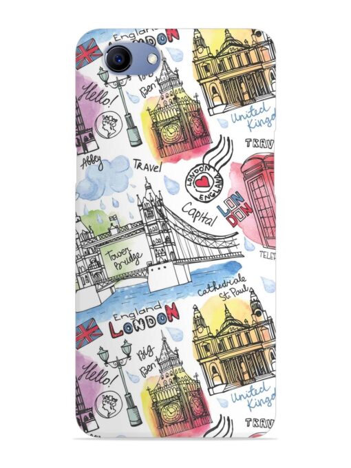 Vector London Landmark Snap Case for Oppo F7 Youth Zapvi