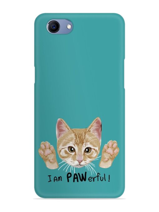 Typography Slogan Cat Snap Case for Oppo F7 Youth Zapvi