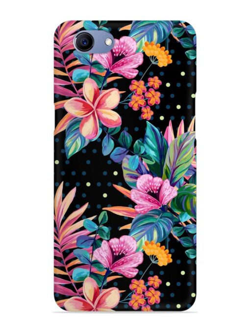 Seamless Floral Pattern Snap Case for Oppo F7 Youth Zapvi