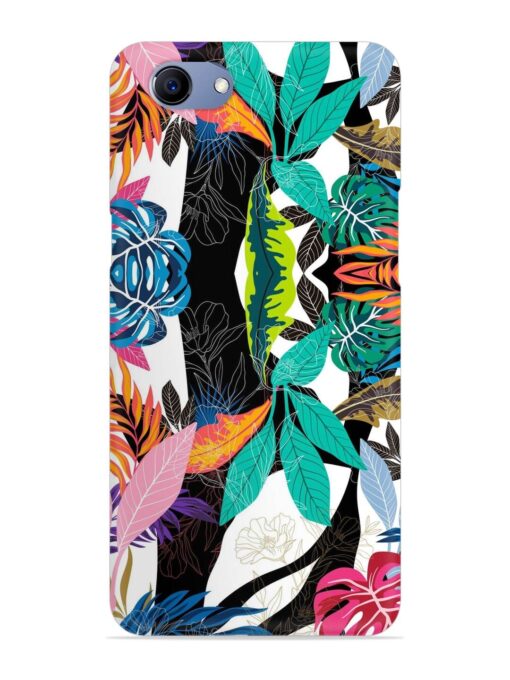 Floral Pattern Bright Snap Case for Oppo F7 Youth Zapvi