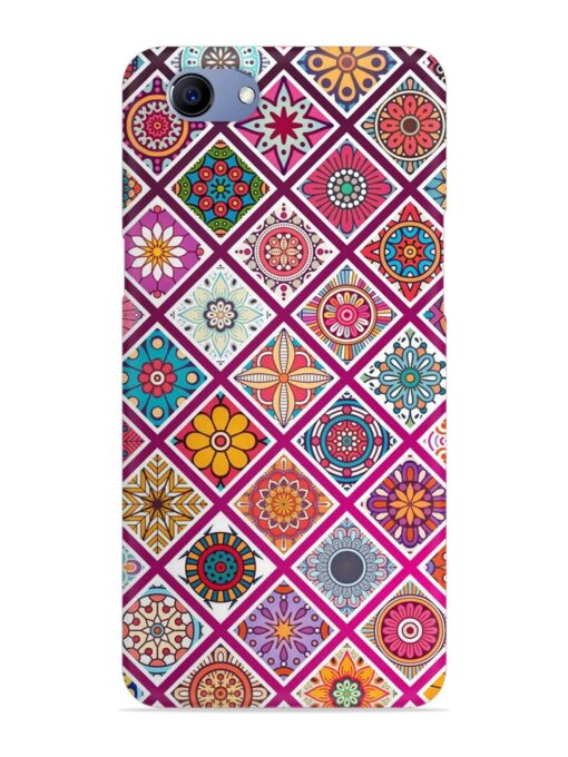 Seamless Tile Pattern Snap Case for Oppo F7 Youth Zapvi