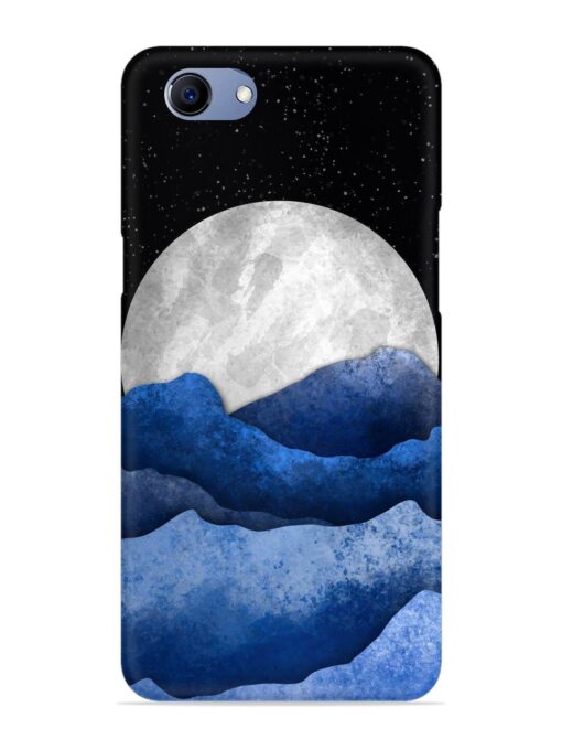 Full Moon Mountain Vector Snap Case for Oppo F7 Youth Zapvi