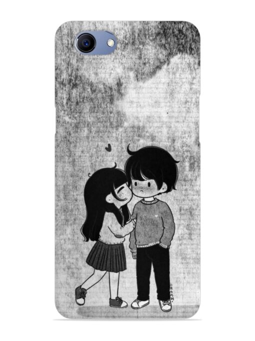 Couple Love Highlights Snap Case for Oppo F7 Youth Zapvi