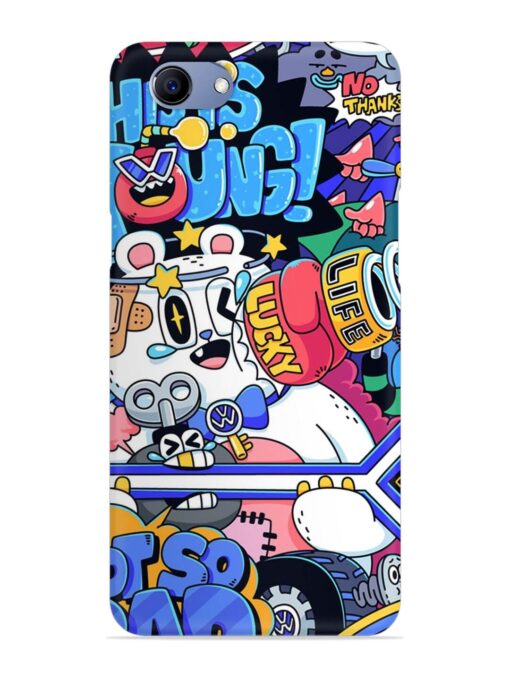 Universal Doodle Snap Case for Oppo F7 Youth Zapvi