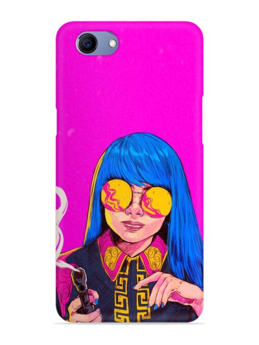 Aesthetic Anime Girl Snap Case for Oppo F7 Youth