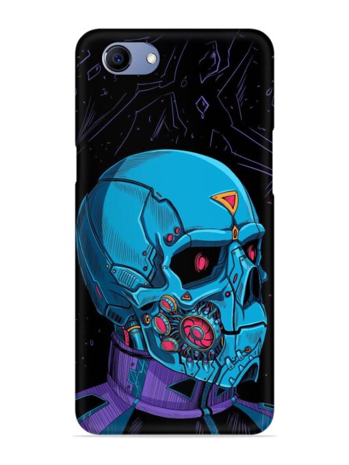 Skull Robo Vector Snap Case for Oppo F7 Youth Zapvi