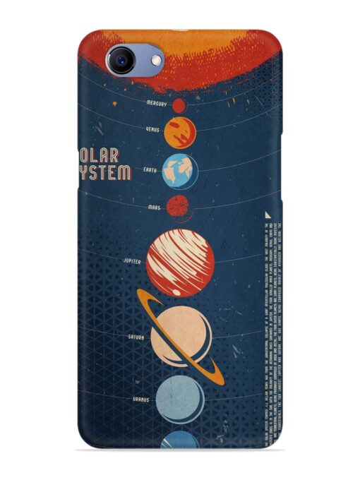 Solar System Vector Snap Case for Oppo F7 Youth Zapvi