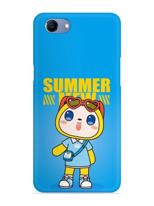 Summer Mew Cartoon Snap Case for Oppo F7 Youth Zapvi