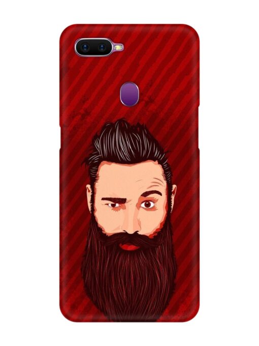 Beardo Man Snap Case for Oppo F9 Zapvi