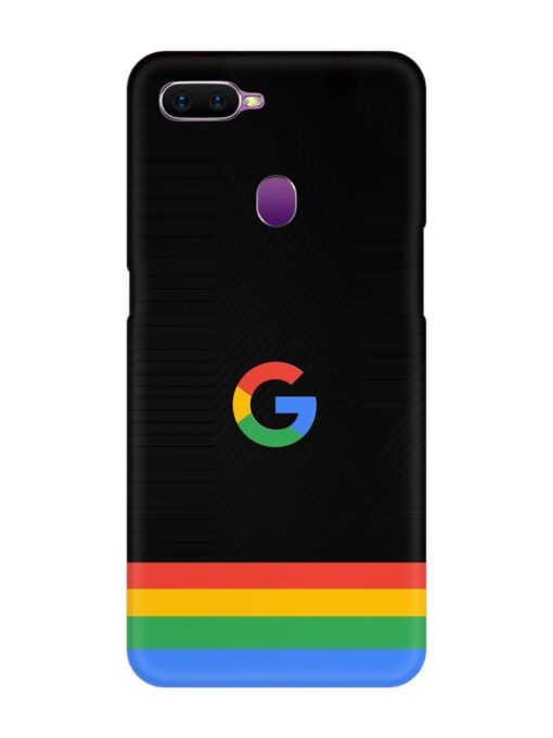 Google Logo Art Snap Case for Oppo F9 Zapvi