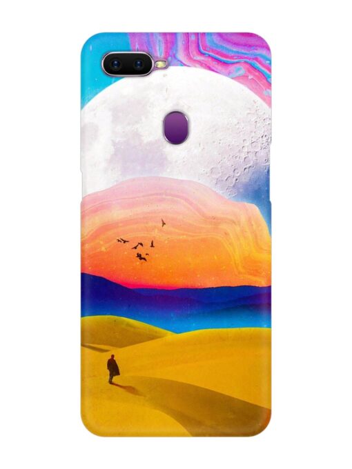 Sandy Desert Snap Case for Oppo F9 Zapvi