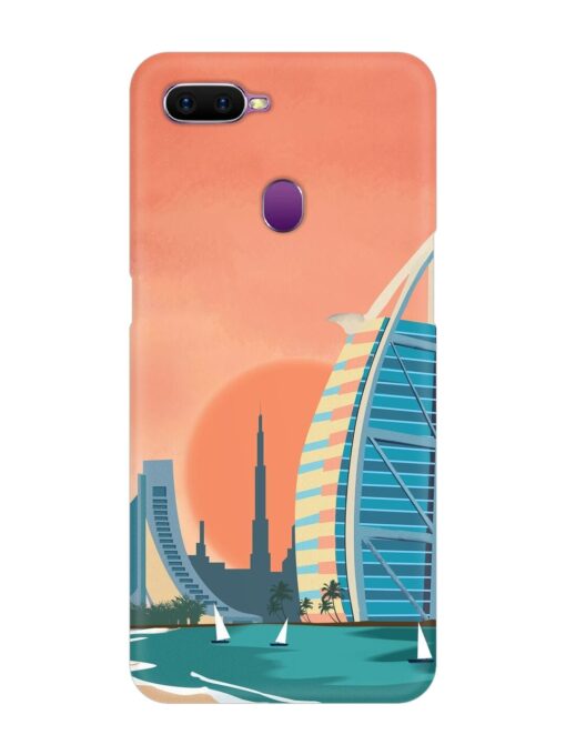 Dubai Architectural Scenery Snap Case for Oppo F9 Zapvi