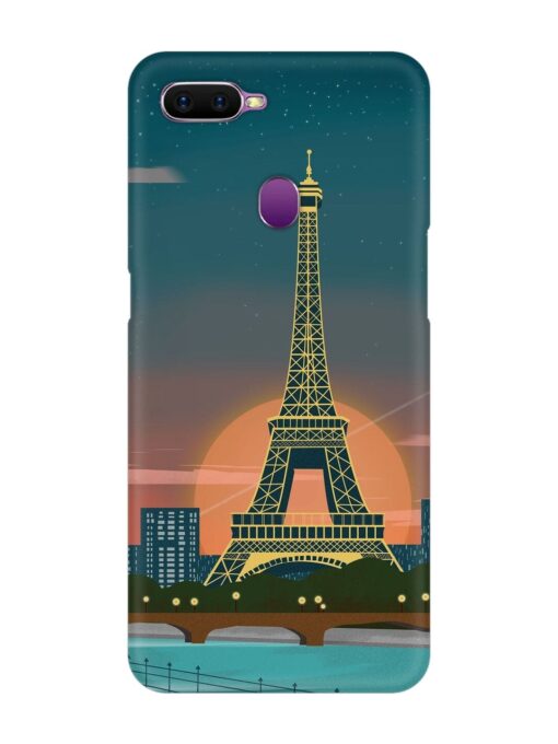 Scenery Architecture France Paris Snap Case for Oppo F9 Zapvi